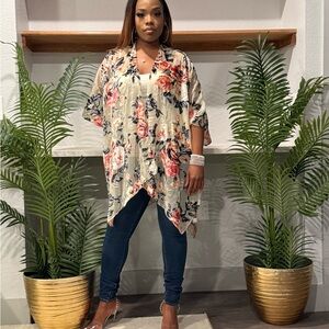 Floral Kimono Top